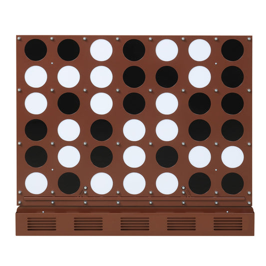 Wall-Mounted Connect 4 Game with Acrylic Discs