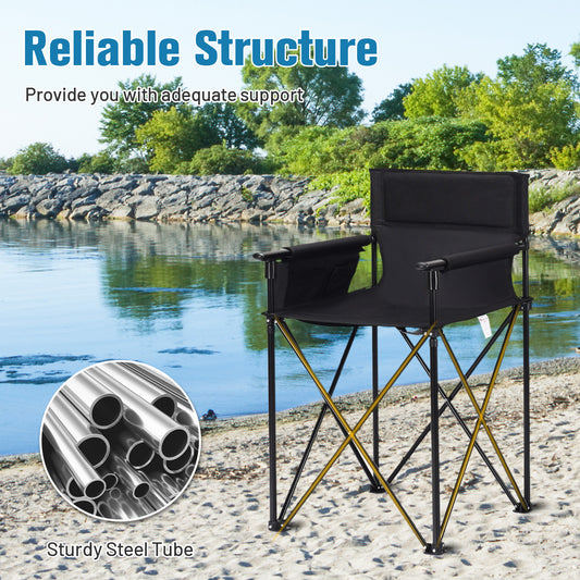 Oversized High Back Folding Camping Chair 38 Inch