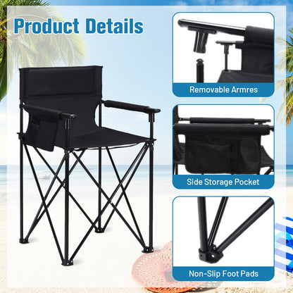 Oversized High Back Folding Camping Chair 38 Inch
