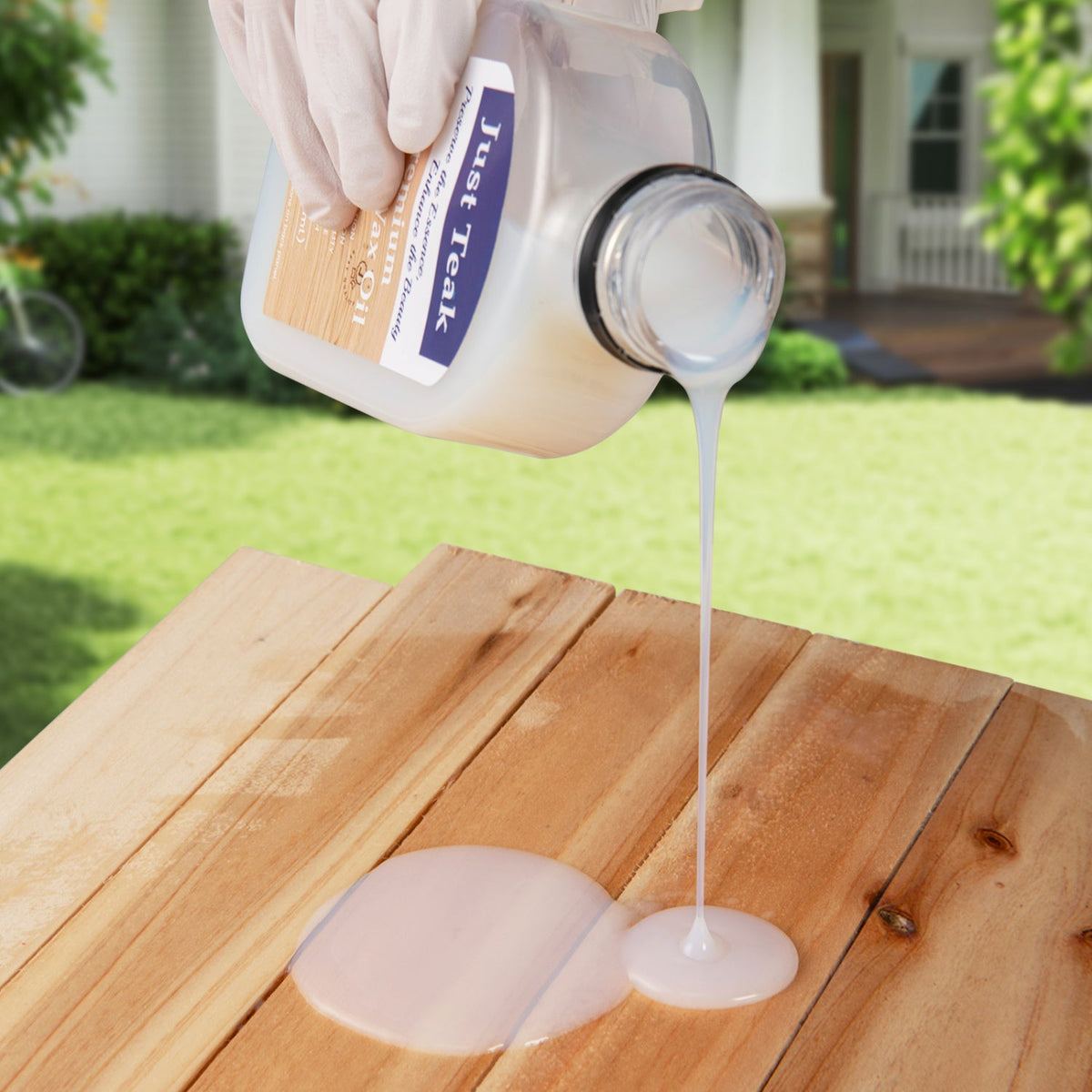 Wood Oil Cleaner and Brightener Set - 16 oz (2 Pack)
