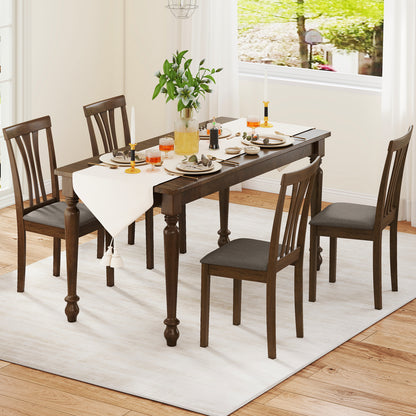 Dining Chairs Set of 2 with Linen Upholstery
