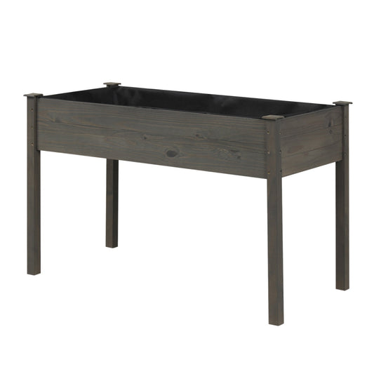 Wooden Raised Vegetable Garden Bed Elevated Grow Vegetable Planter