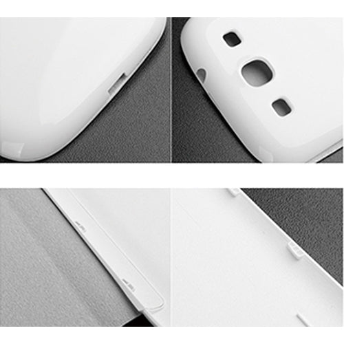 Flip Case Battery Cover for Samsung Galaxy S3 i9300 White