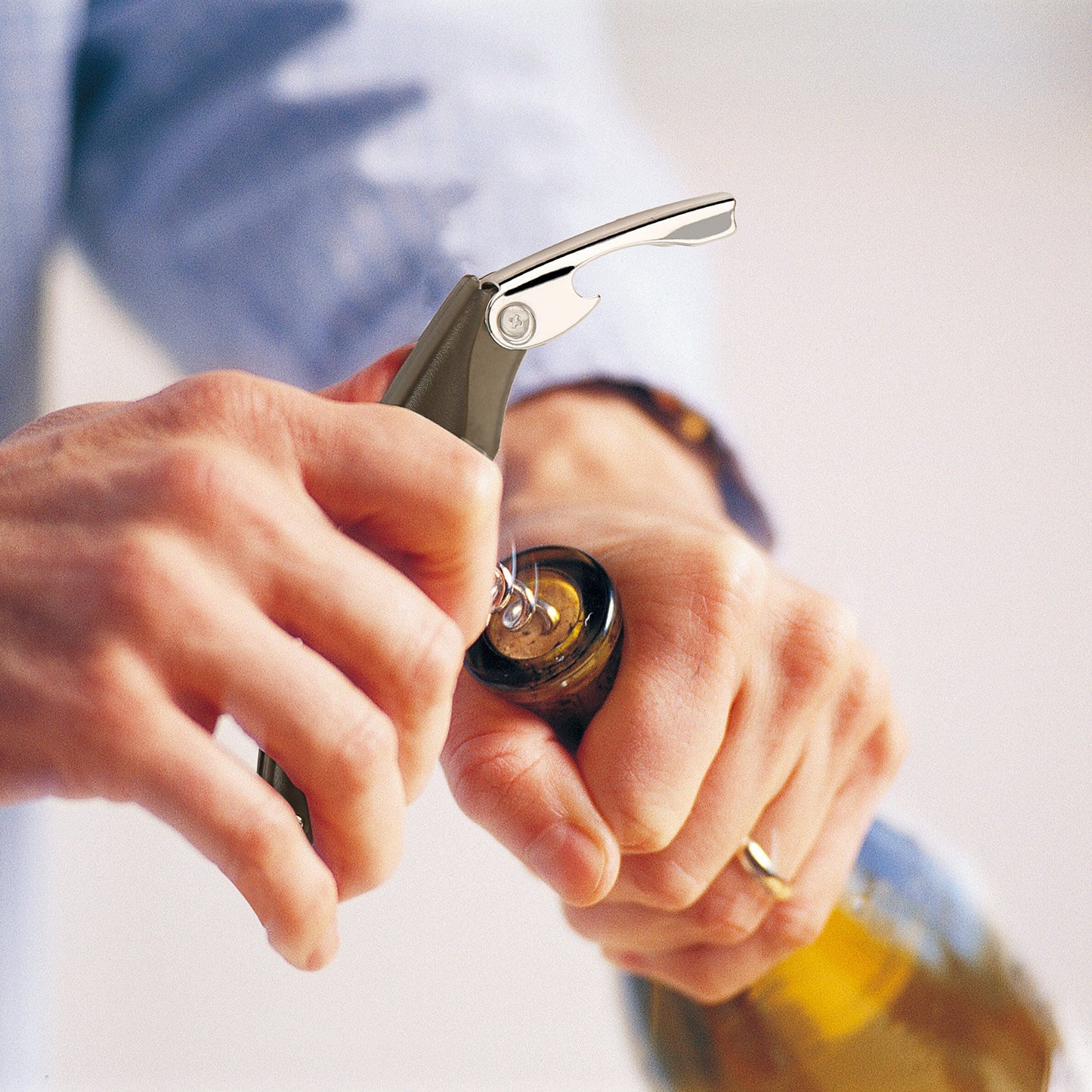 Wine Bottle Opener Set - 5 Piece Accessory Kit with Corkscrew