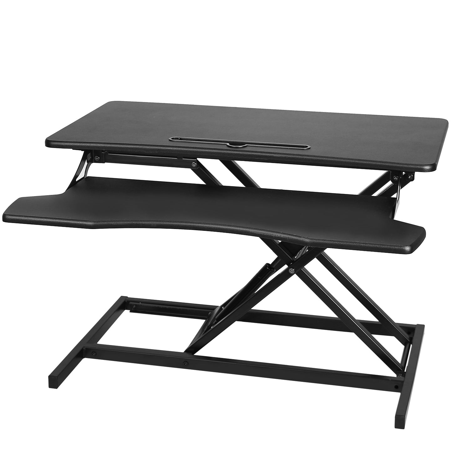 Standing Desk Converter with Dual Monitor Support