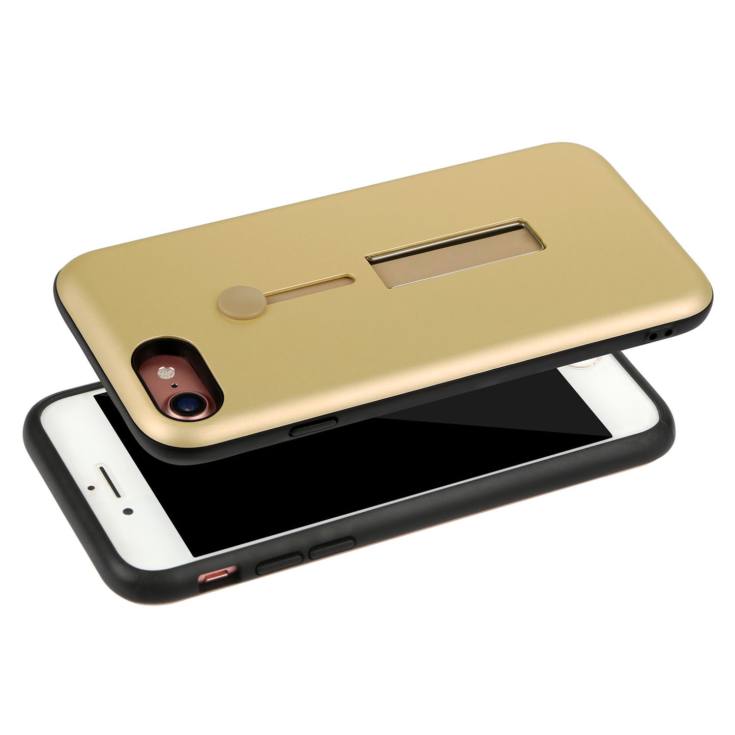 iPhone 8 Case with Finger Strap and Kickstand