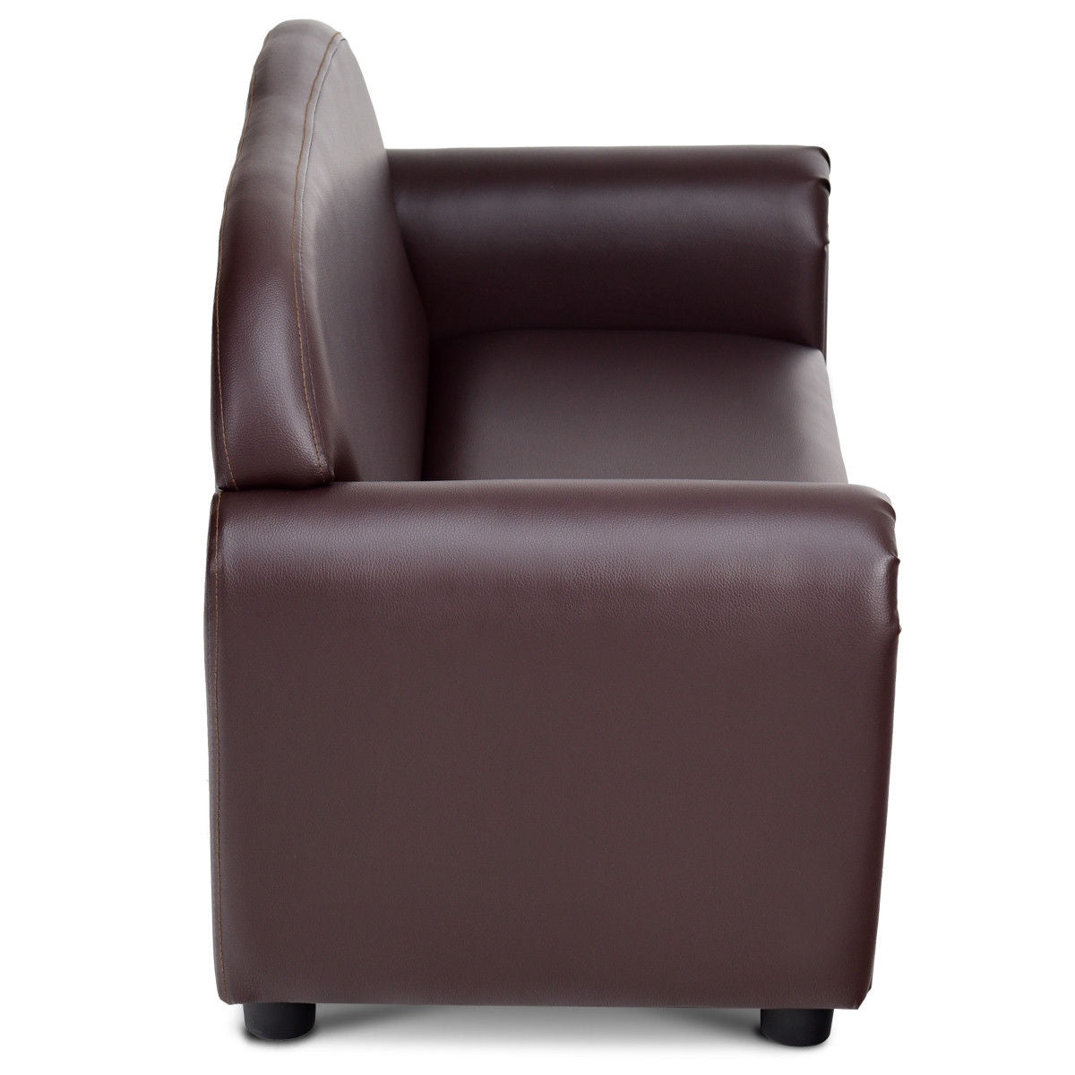 Kids Armrest Sofa Chair with Storage - Brown