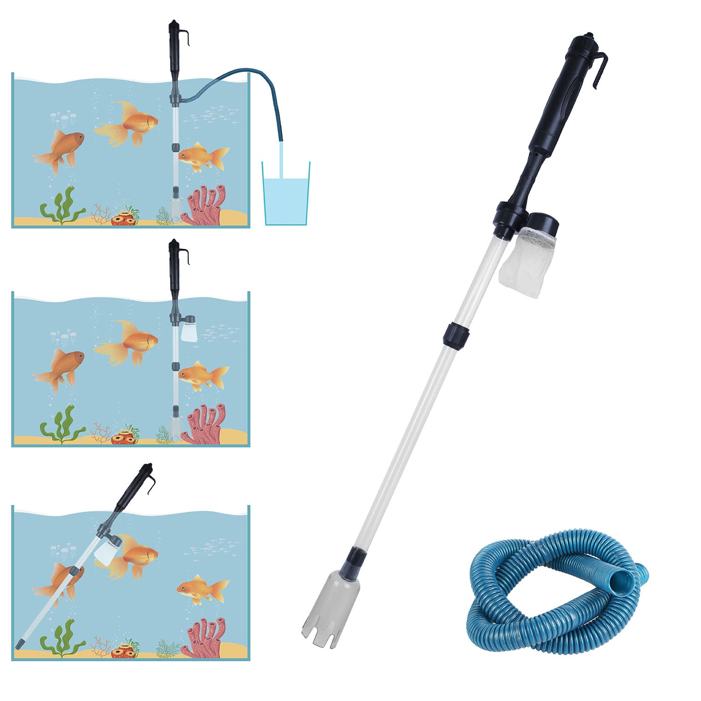 Aquarium Gravel Vacuum Cleaner - Battery Operated