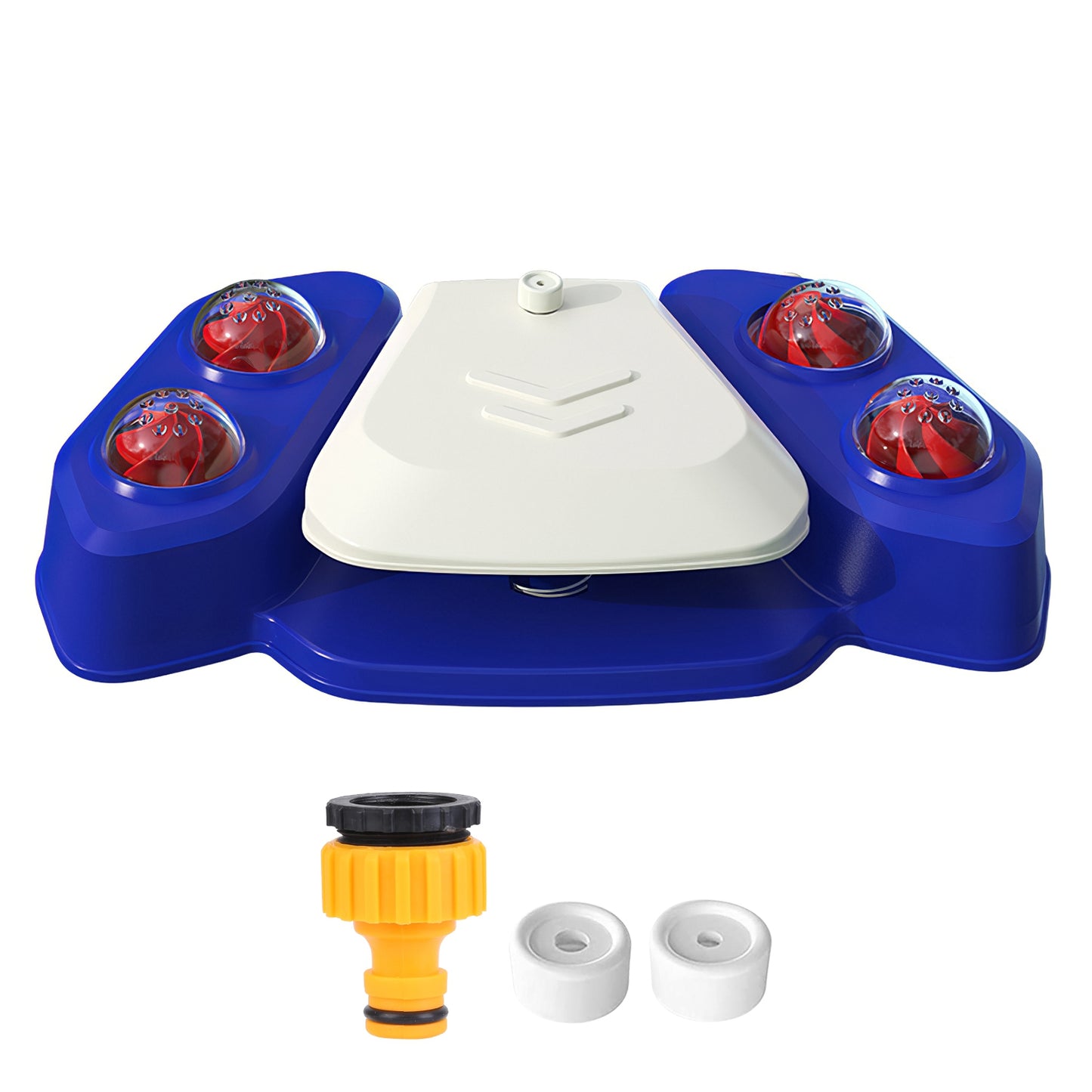 Step-On Dog Water Fountain with Sprinkler & Shower Balls