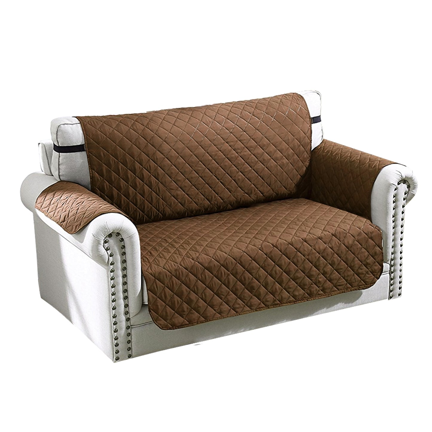 Reversible Sofa Cover with Elastic Straps - Water-Resistant
