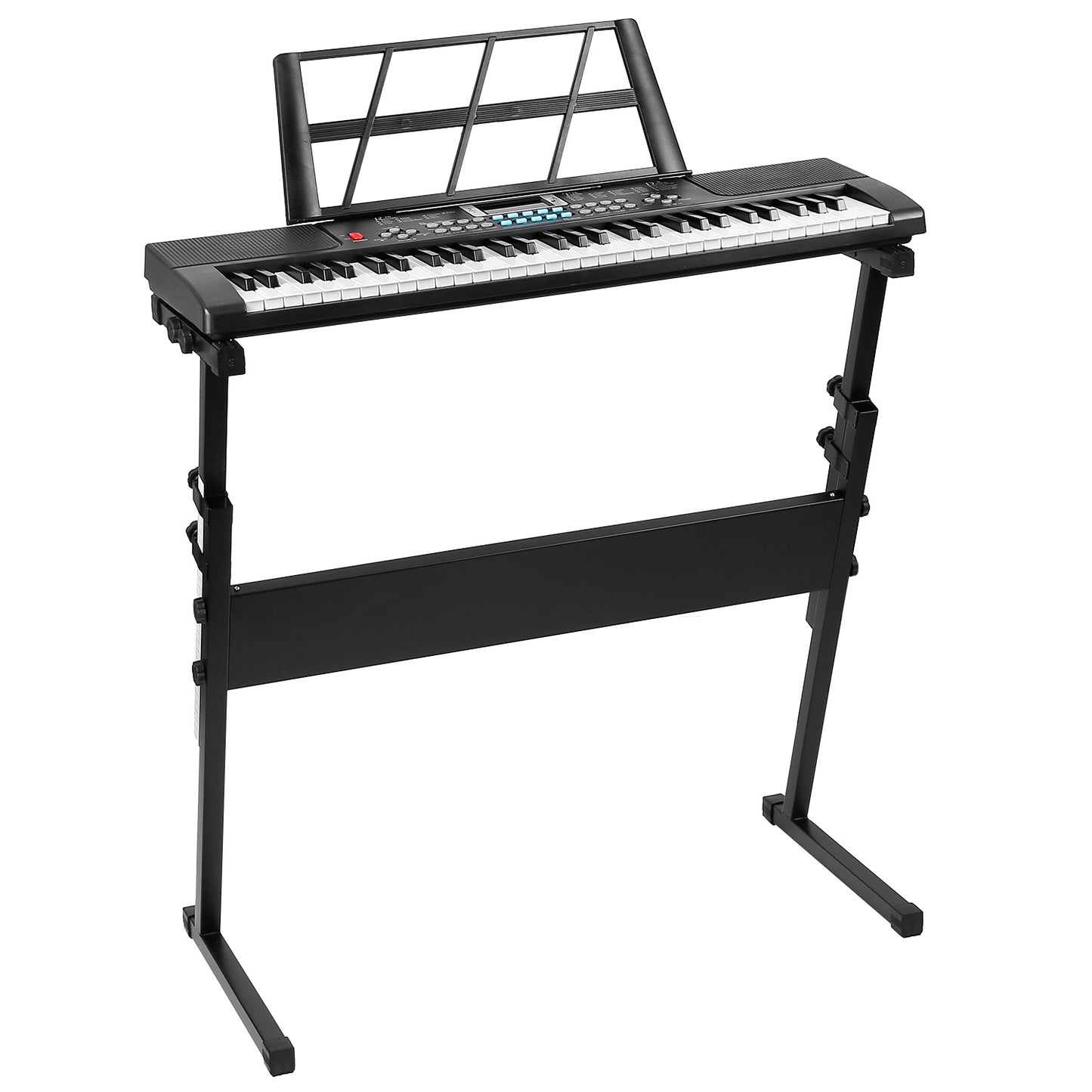 61-Key Digital Keyboard with Stand & Microphone for Kids