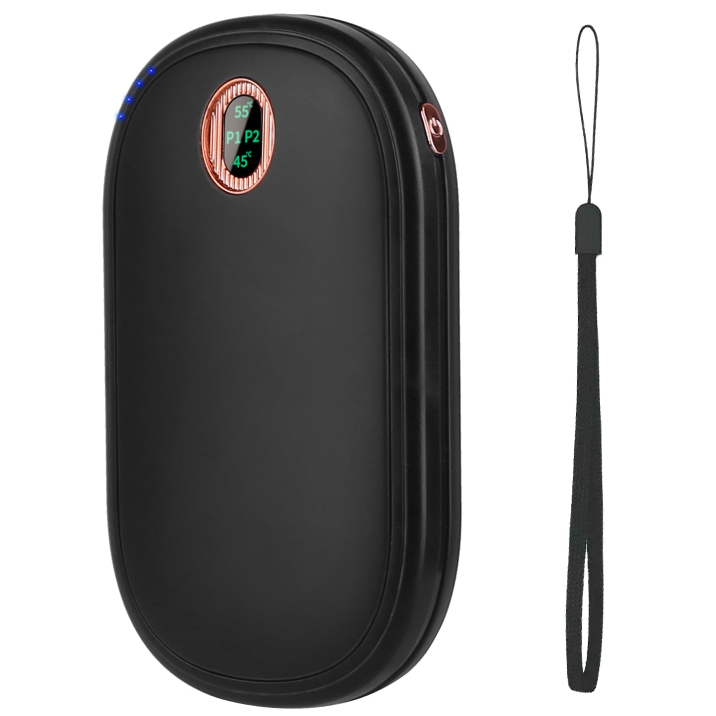 Rechargeable Hand Warmer with Power Bank & Digital Display