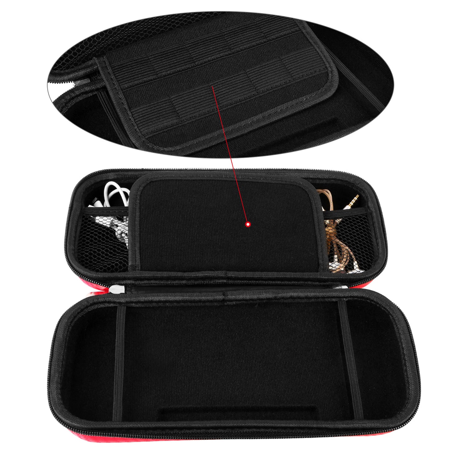 Hard Shell Carry Case for Nintendo Switch with Game Storage