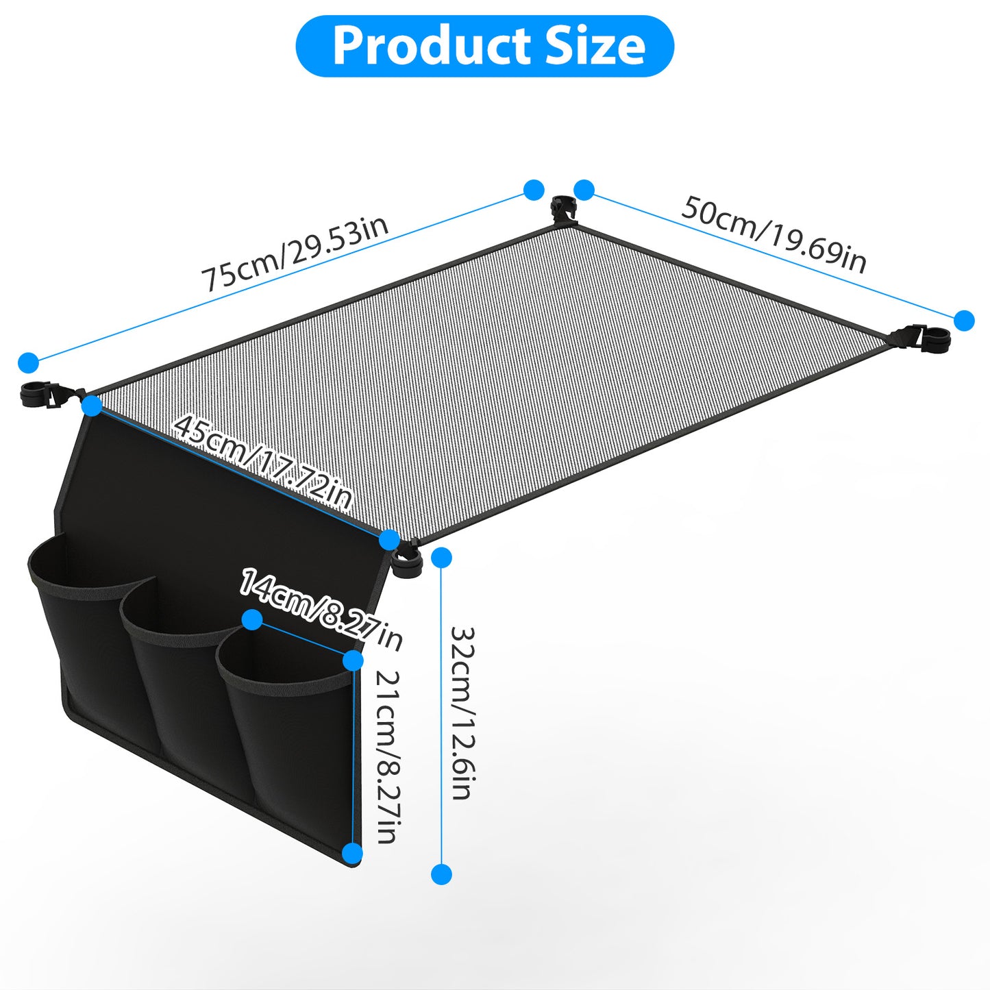 Foldable Camping Table with Adjustable Height & 88lb Capacity