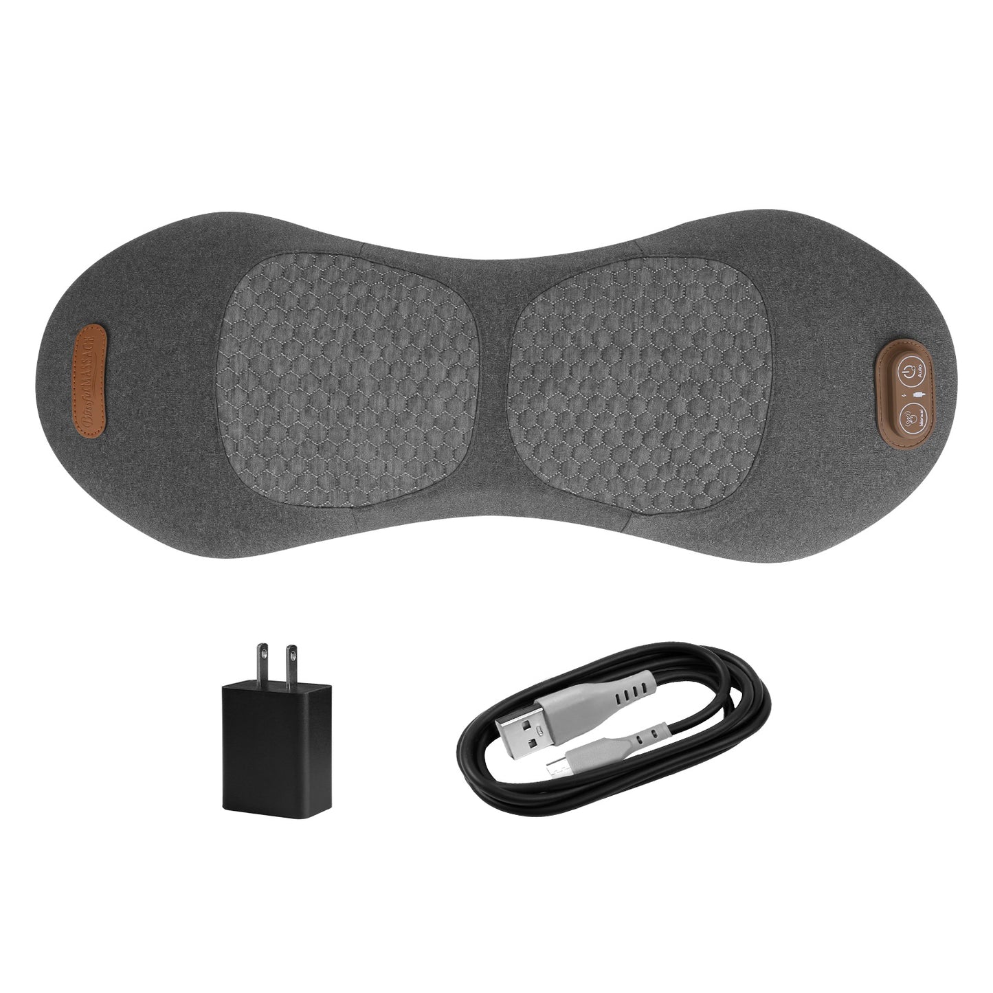 Electric Lumbar Massager Pillow with Heat & Vibration