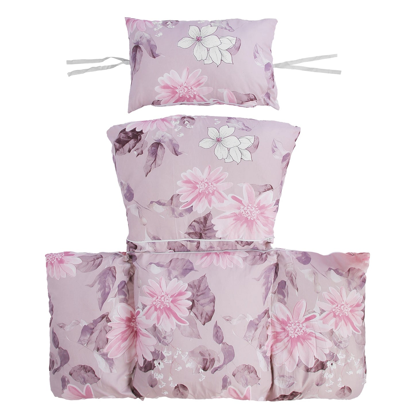 Egg Chair Cushion with Headrest - Thick Padded Swing Seat
