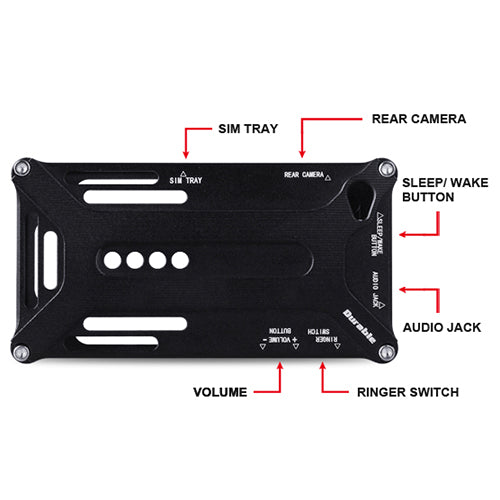 Transformer Metal Bumper Case for iPhone 4/4S