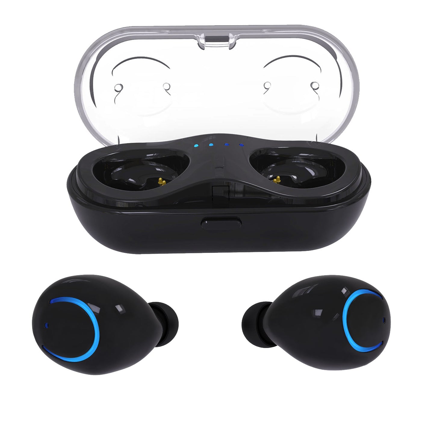 Wireless TWS Stereo Earbuds with Charging Case