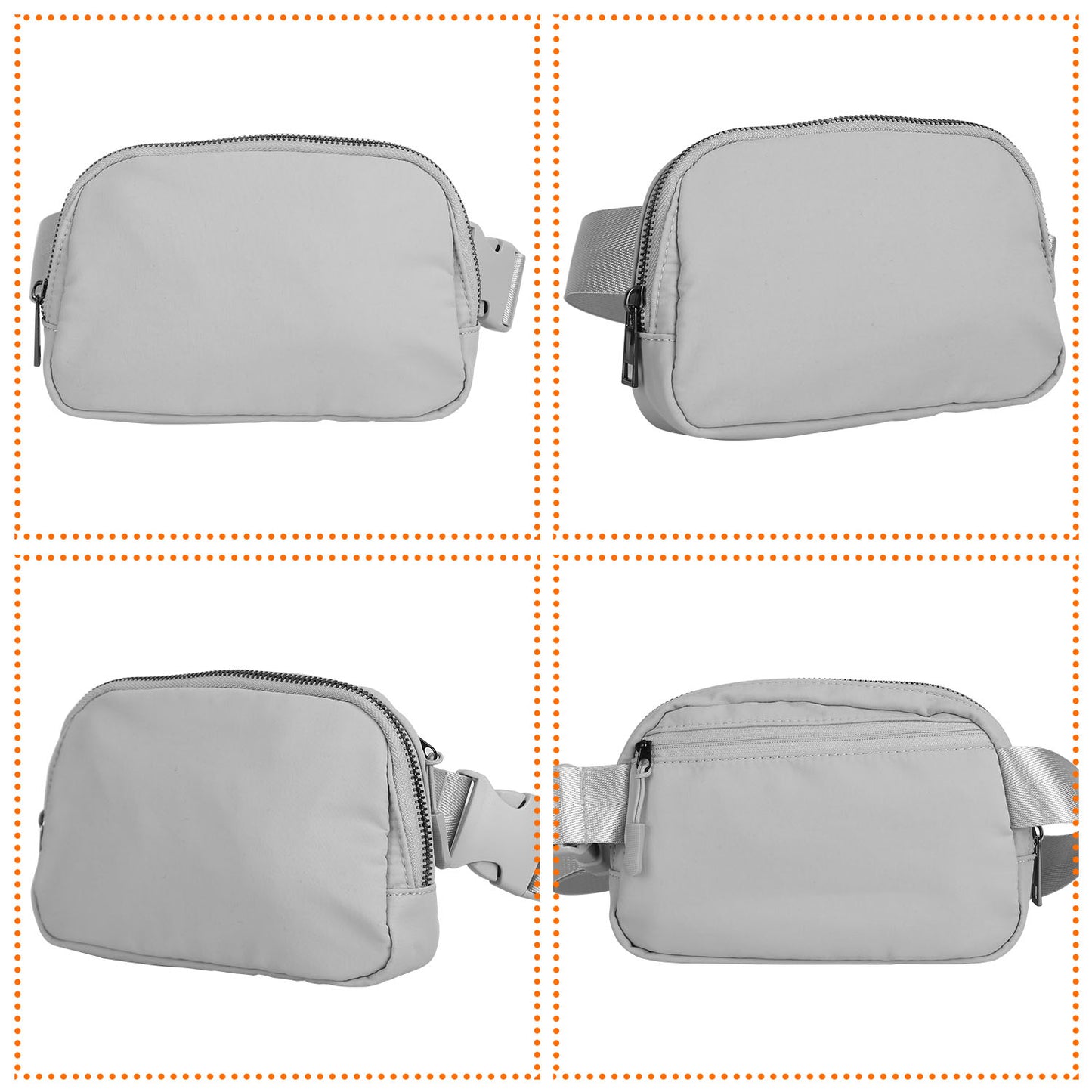 Unisex Sport Waist Pack with Multiple Pockets
