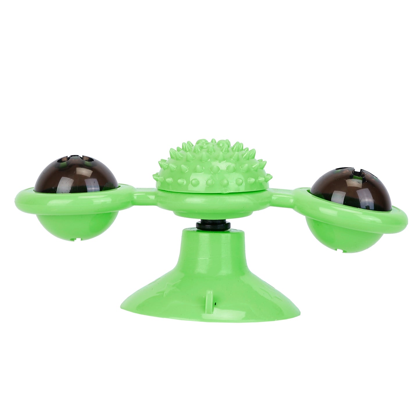 Windmill Cat Toy with Catnip Ball and LED Light