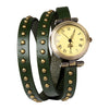 Fashionable Leather Belt Retro Watch