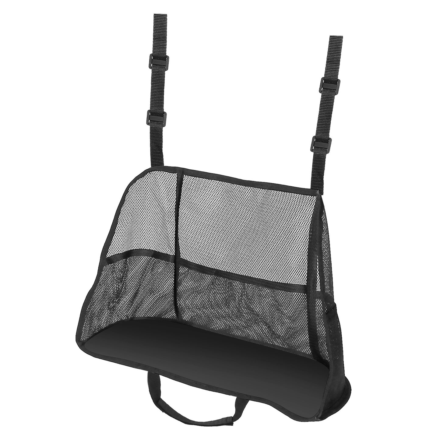 Car Seat Net Organizer with Pet Barrier and Storage Pockets