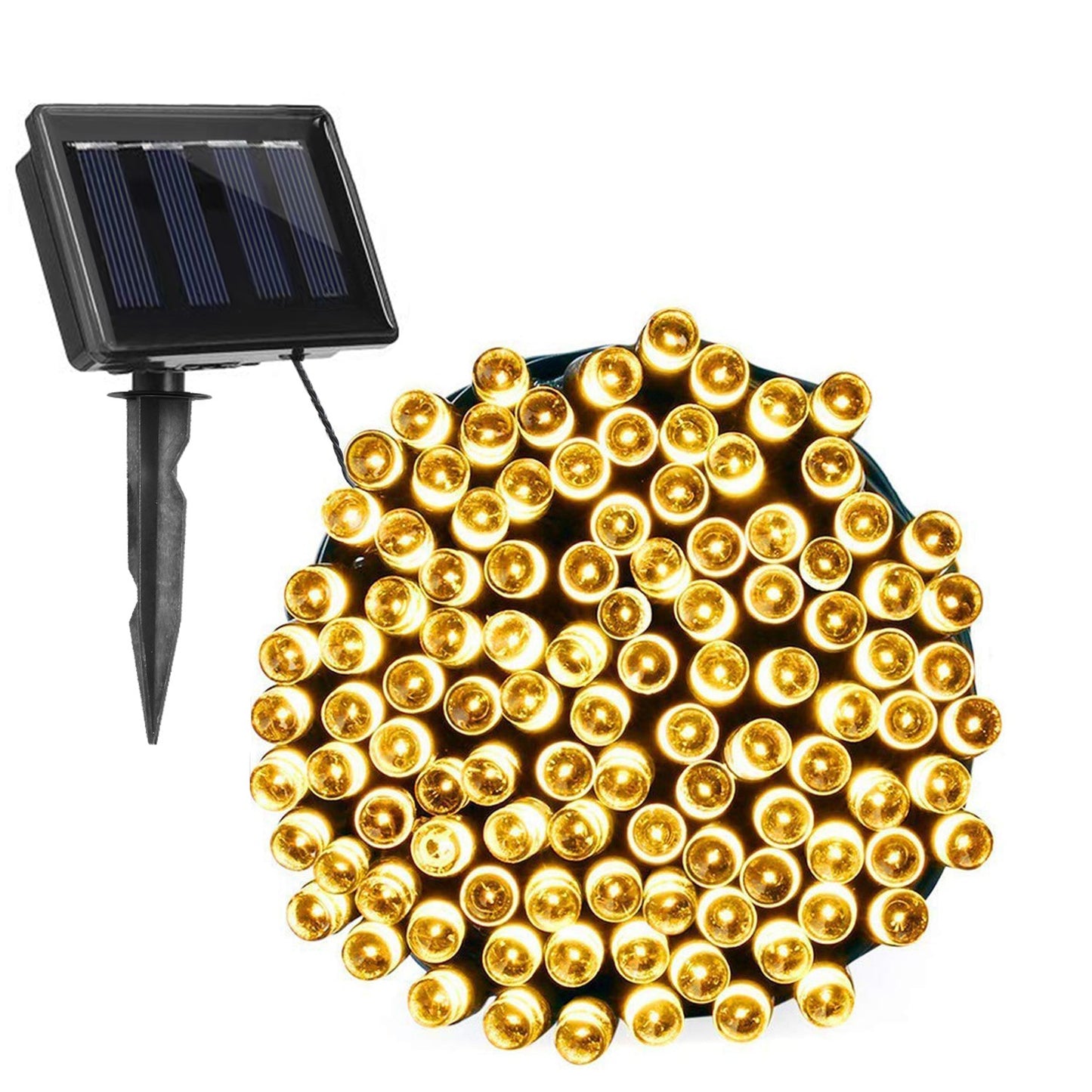 Solar String Lights 100 LED 40ft Outdoor Waterproof Fairy Lights