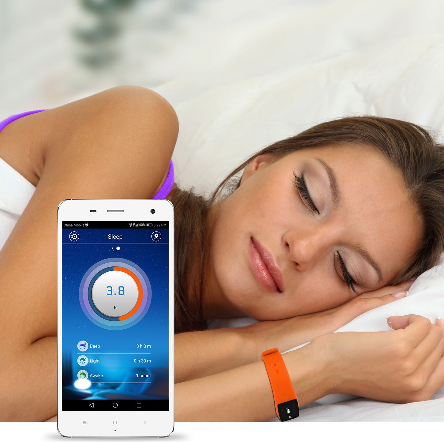 Fitness Tracker with Heart Rate Monitor and Sleep Tracking