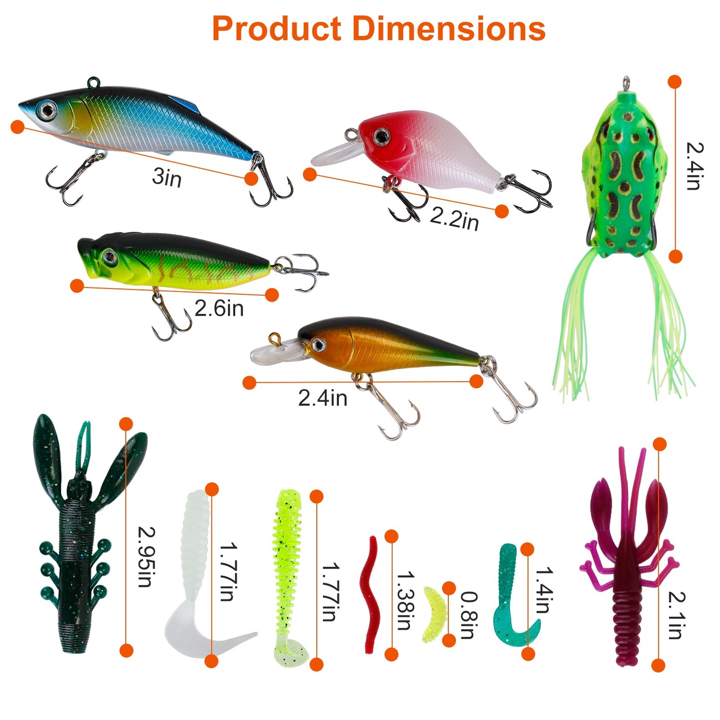 383-Piece Fishing Lure Tackle Kit with Storage Boxes