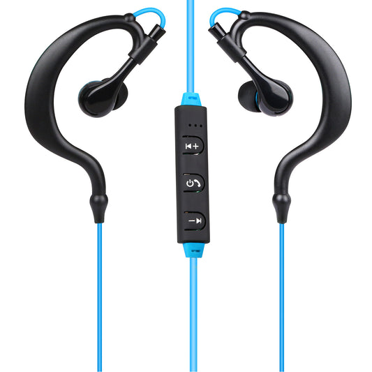 Wireless Sport Earbuds with Neckband and Sweat-Proof Design