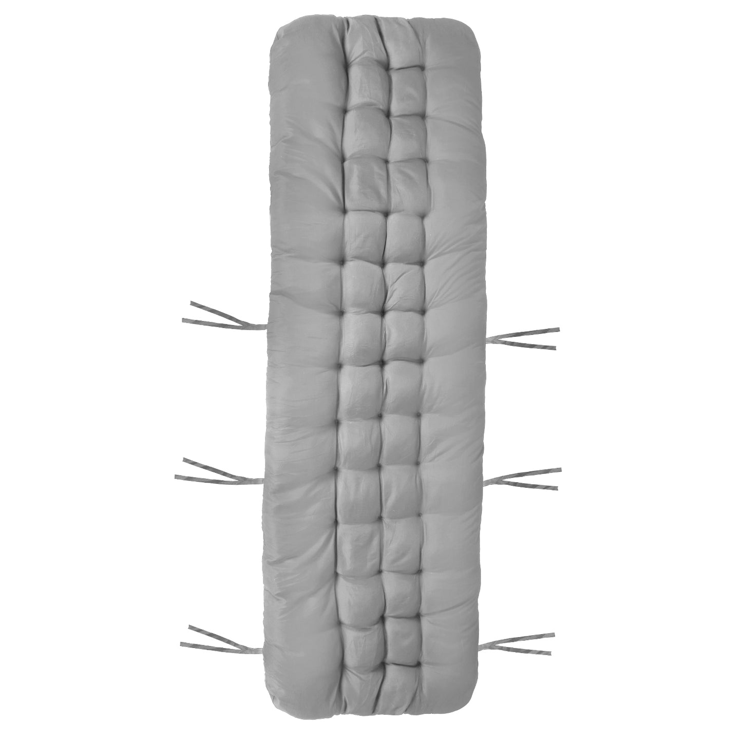 Chaise Lounger Cushion 67x22in with Secure Straps