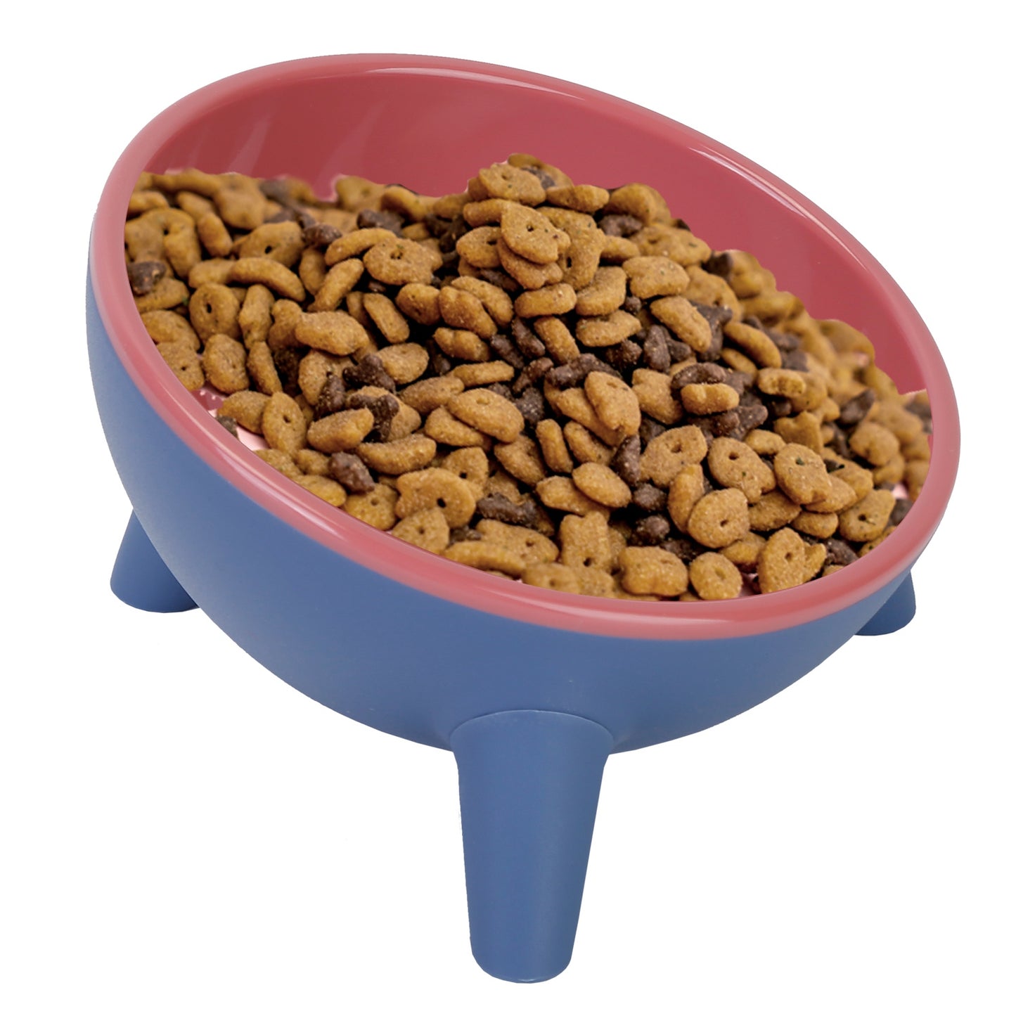 Elevated Tilted Cat Food Bowl with Backflow Prevention