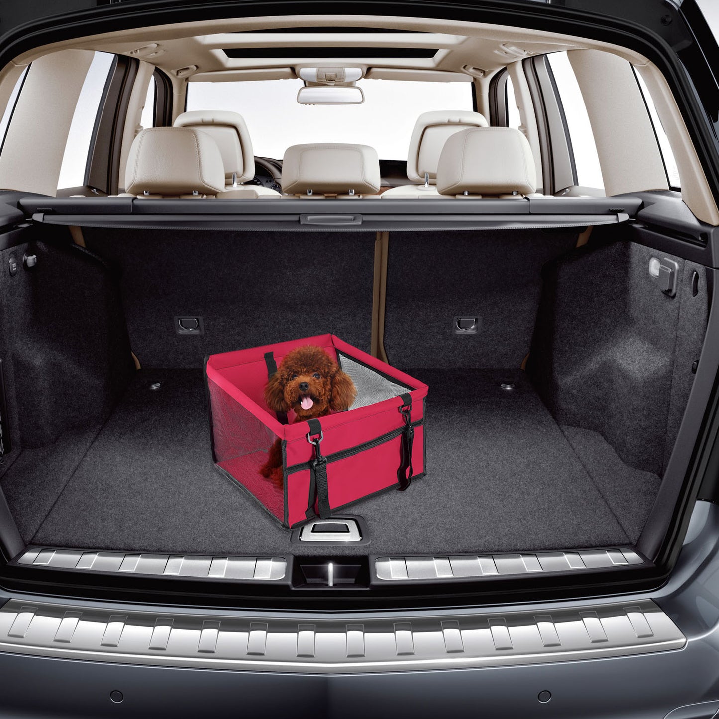 Dog Booster Car Seat for Small Pets Up to 20 Lbs