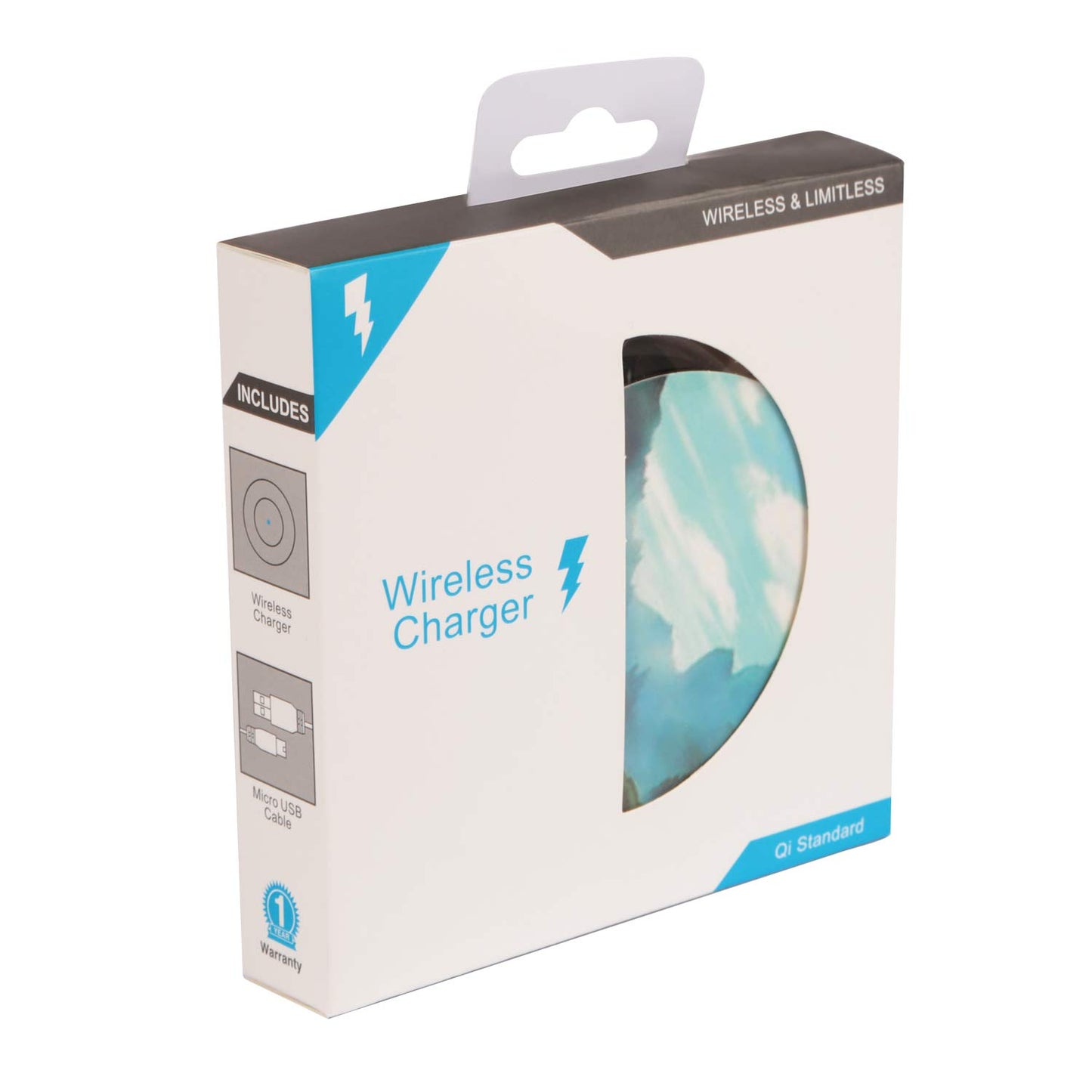 Qi Wireless Charging Pad - Mini Compact Design
