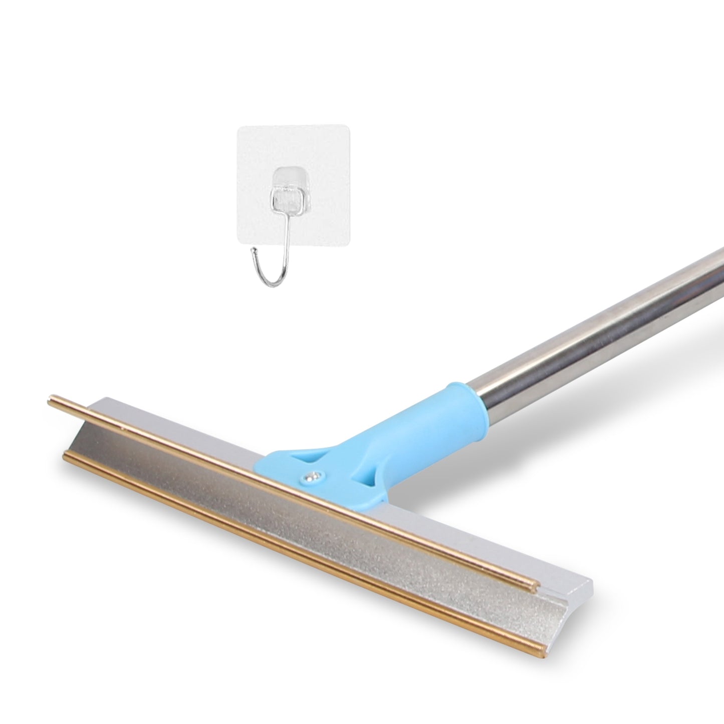 Pet Hair Removal Rake with 54" Adjustable Telescopic Handle