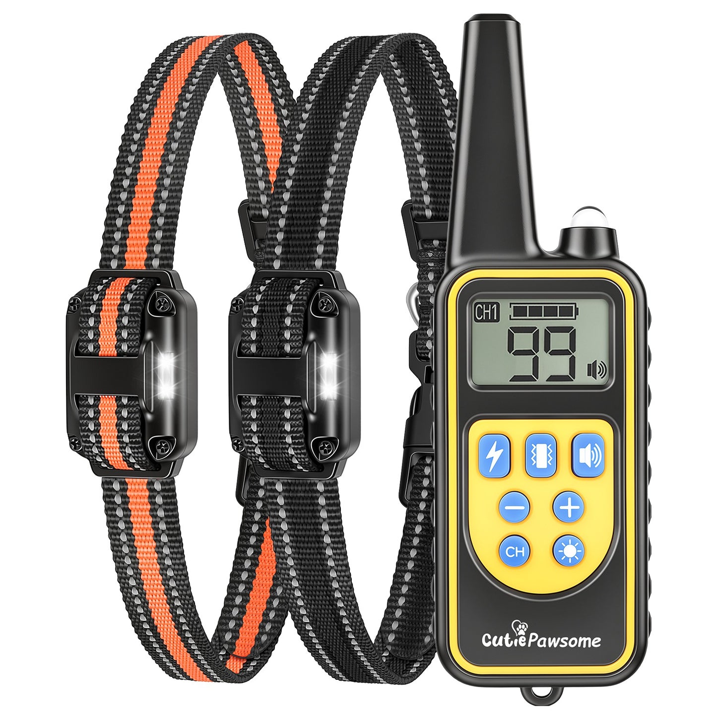 Dog Training Collar Receiver with Adjustable Belt IP67 Waterproof