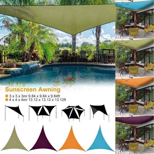 Triangle Shade Sail – Outdoor Sun Canopy for Patio & Playground