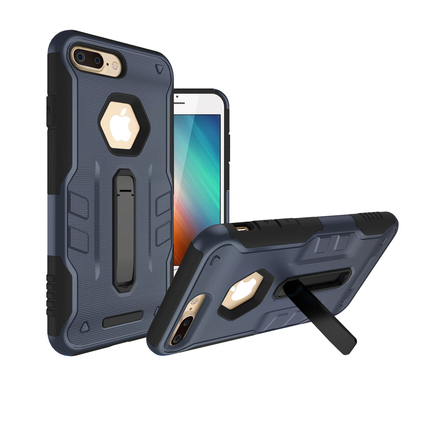 iPhone 8 Plus Rugged Case with Magnetic Kickstand