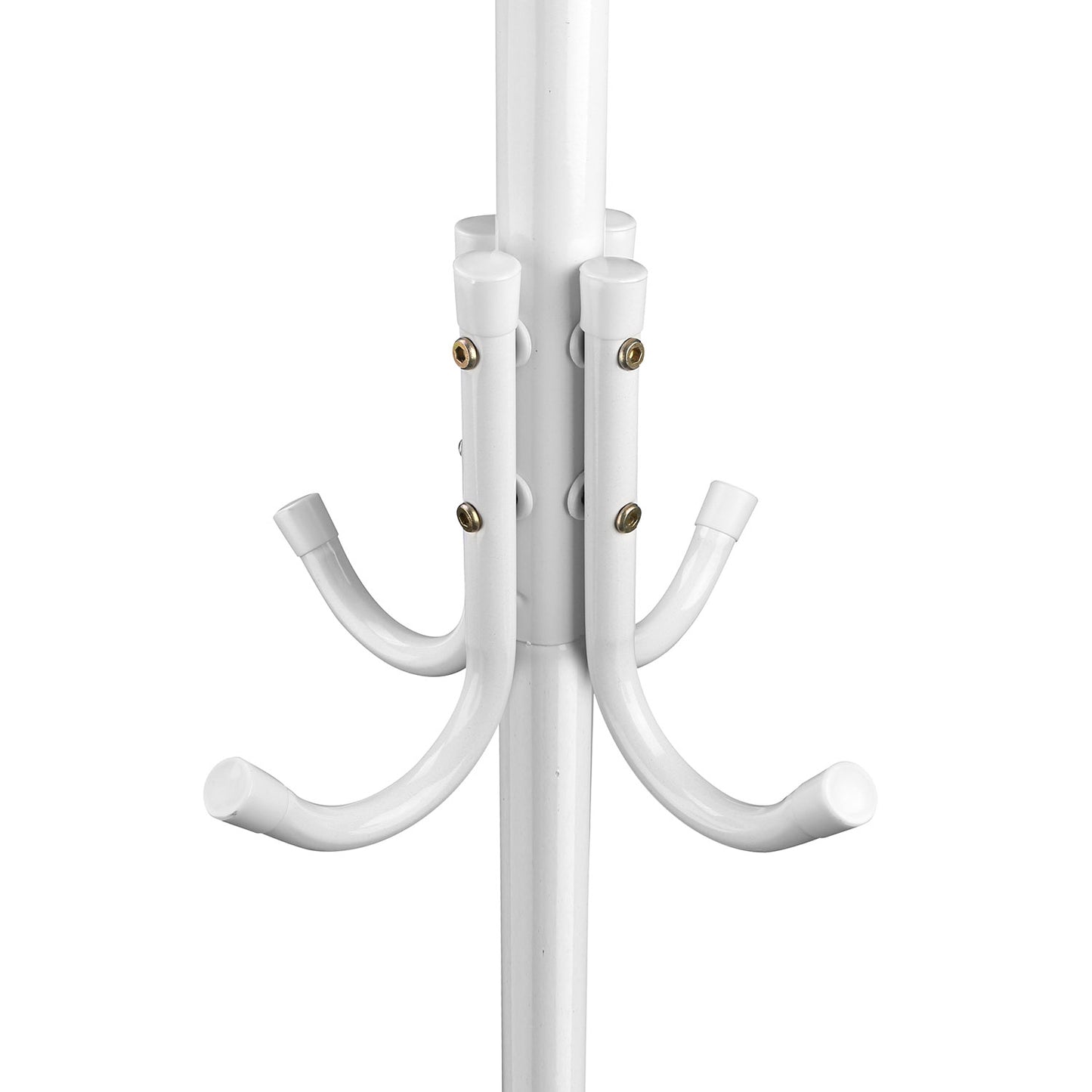 Standing Coat Rack with 8 Hooks - 3 Tier Metal Organizer