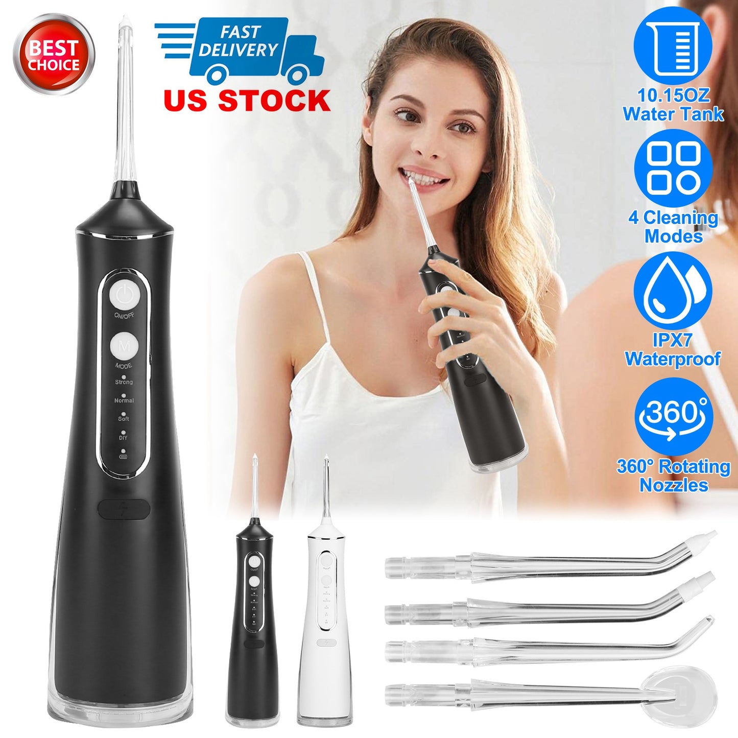 Portable Water Dental Flosser