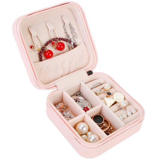 Mini Jewelry Storage Box with Travel Case Organizer