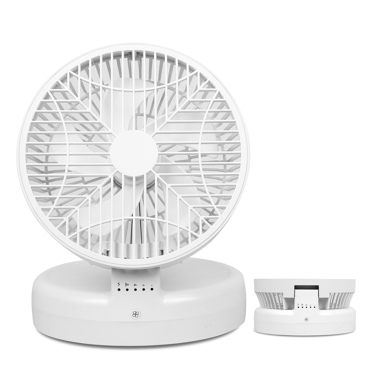 Foldable Desk Fan with 4 Speeds & 90° Adjustable Head