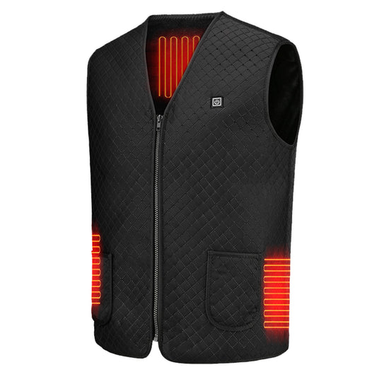 USB Heated Vest with 5 Heating Zones - 3 Temperature Settings