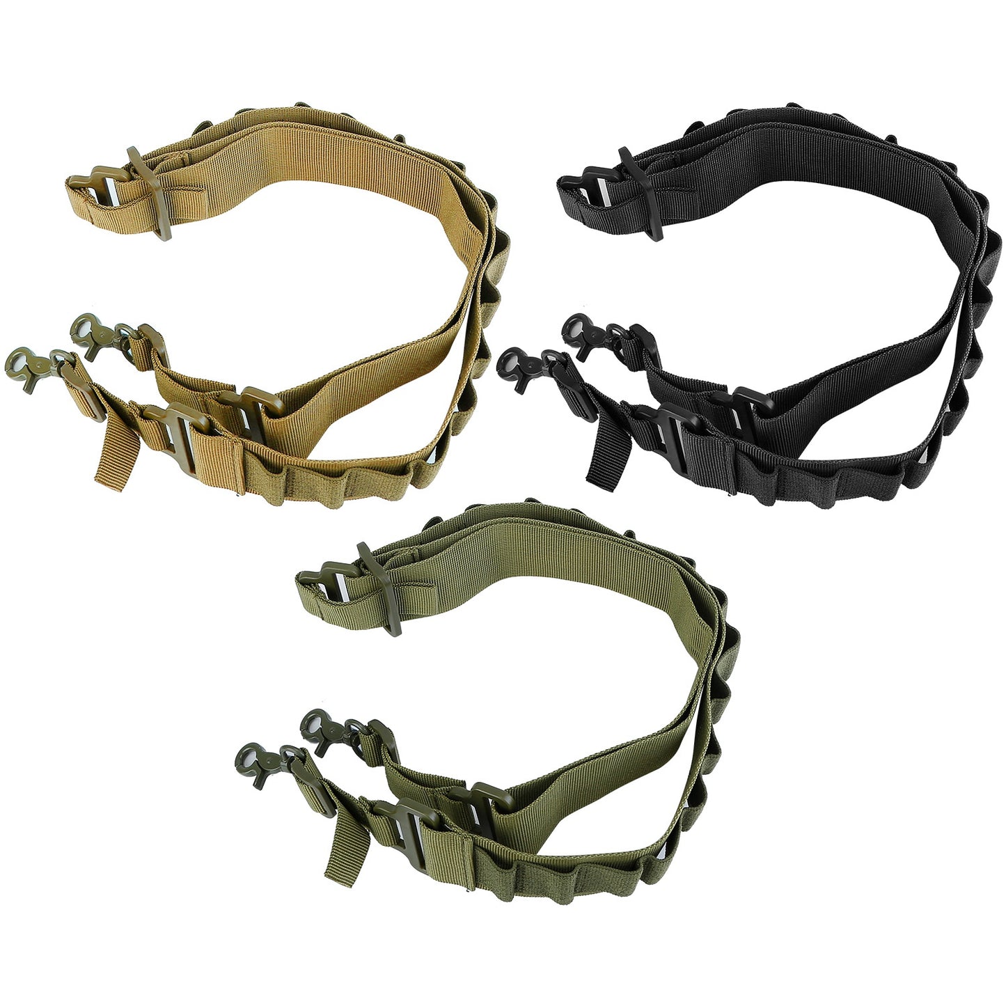Tactical Shotgun Sling with 15 Shell Holders Adjustable