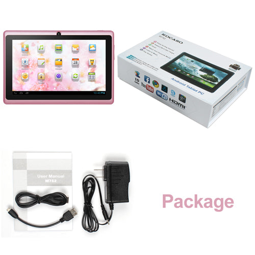 7-Inch Android Tablet with WiFi and Dual Camera