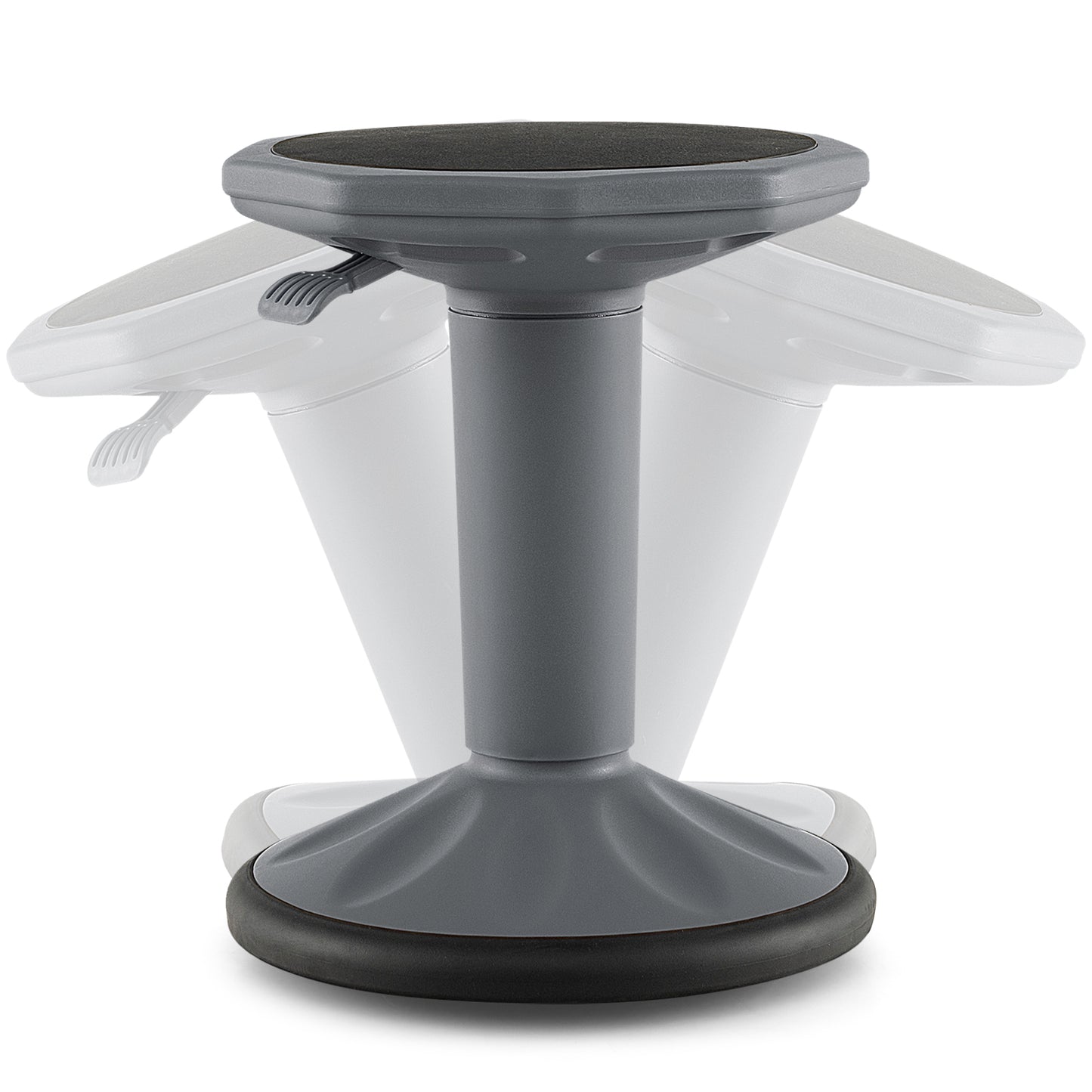 Adjustable Active Learning Wobble Stool with Cushion Seat