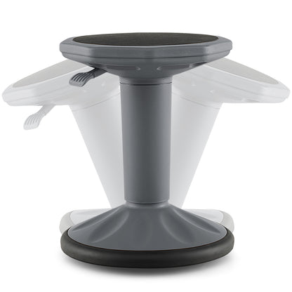 Adjustable Active Learning Wobble Stool with Cushion Seat