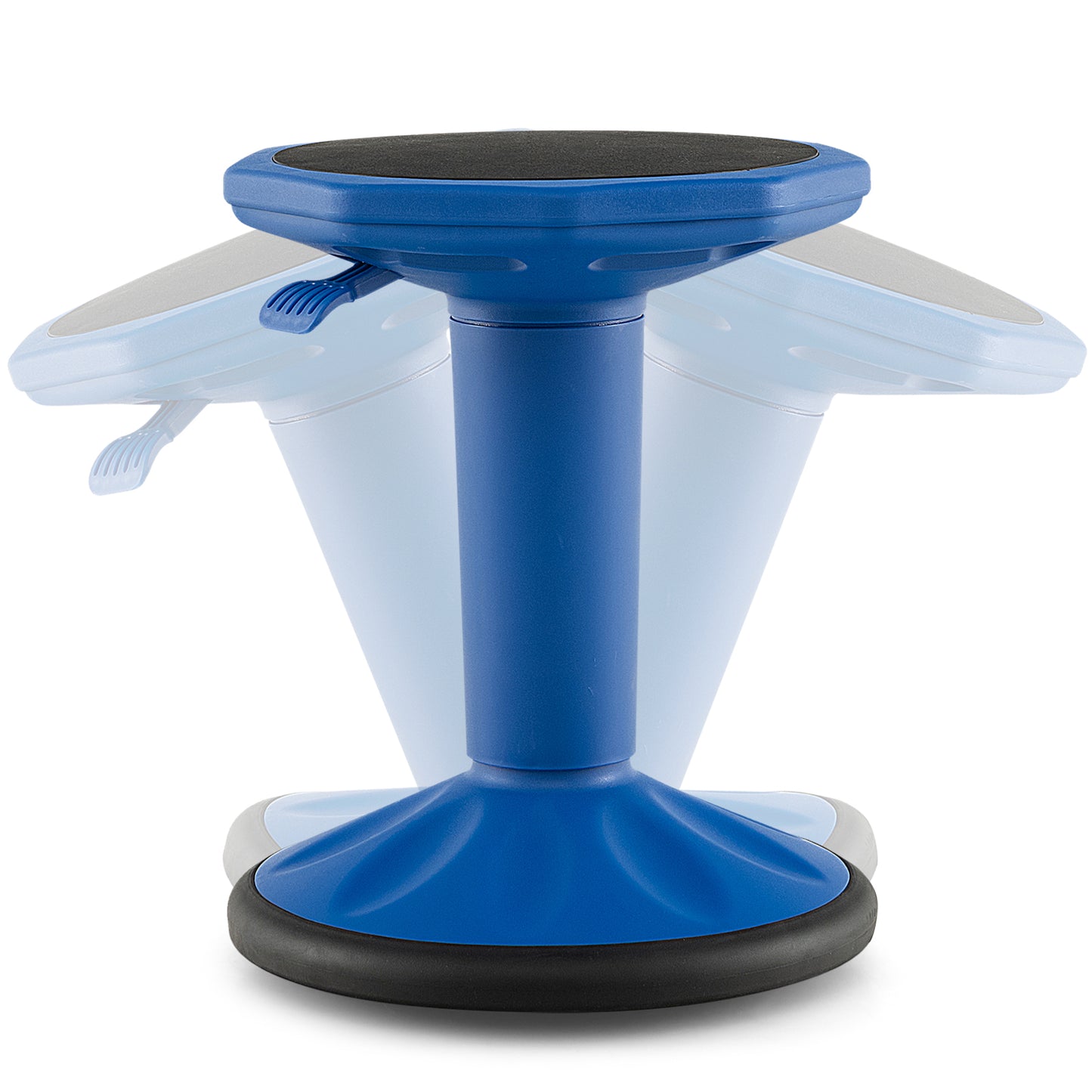 Adjustable Active Learning Wobble Stool with Cushion Seat
