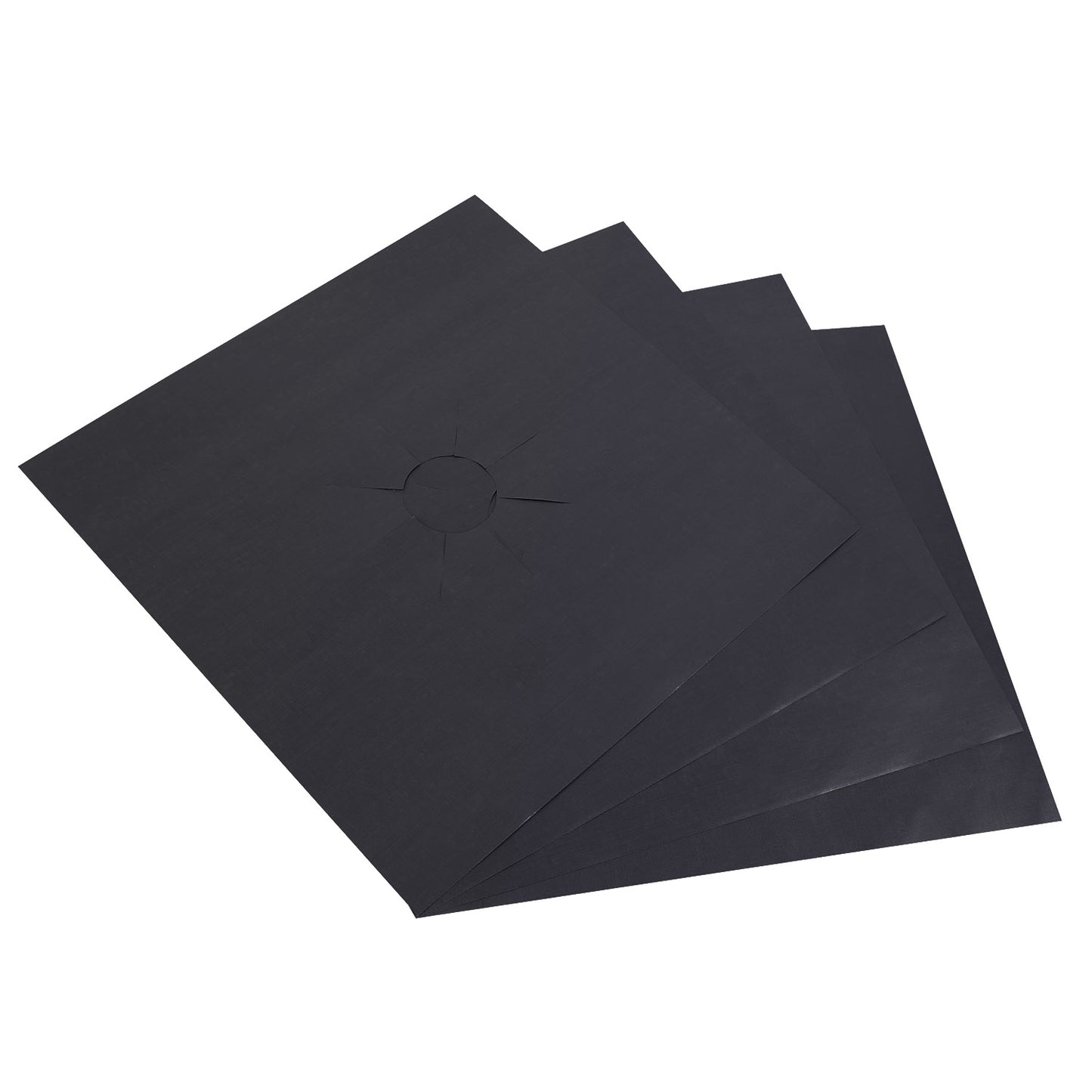 Stovetop Burner Protector Liners - 4 Pack Reusable Nonstick