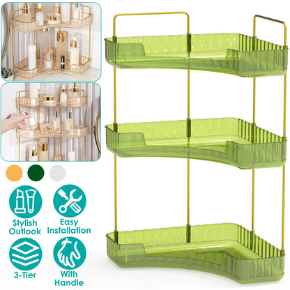 3-Tier Corner Countertop Organizer for Bathroom & Vanity